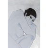 Anna Sylverberg, pastel à l’huile, série de nus, monogramme AS 1962 11