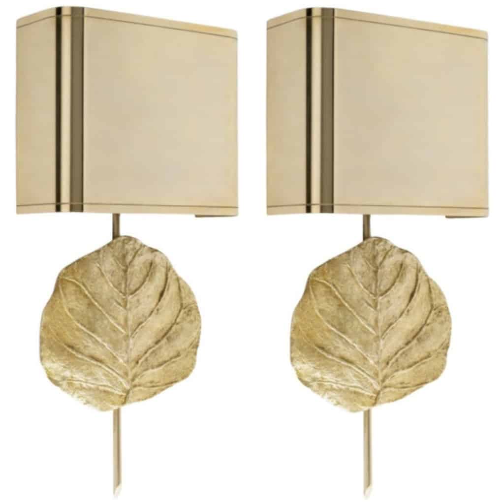 1970 Pair of "Clea" model sconces by Chrystiane Charles from Maison Charles 3