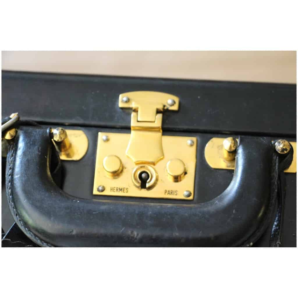 Hermes briefcase in black leather (Copy) 6