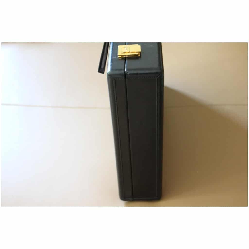 Hermes briefcase in black leather (Copy) 10