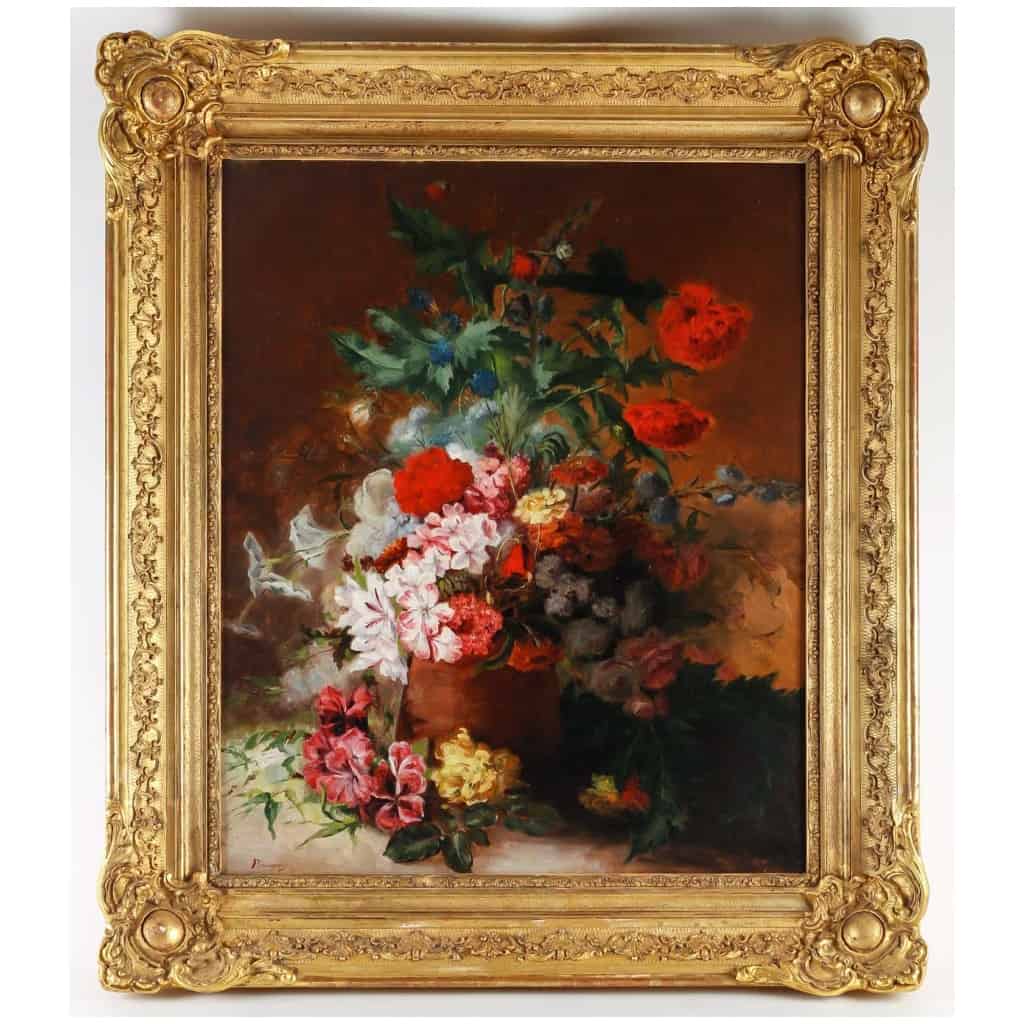 Victor Bourgeois (1870-1957). Bouquet De Fleurs. 3