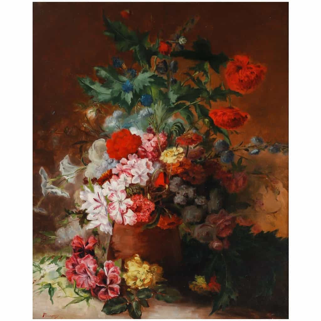 Victor Bourgeois (1870-1957). Bouquet De Fleurs. 4