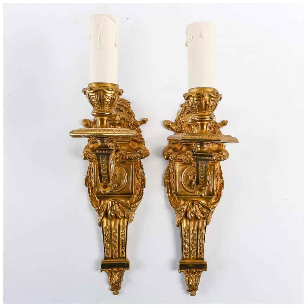 Pair of Louis XIV style sconces. 6