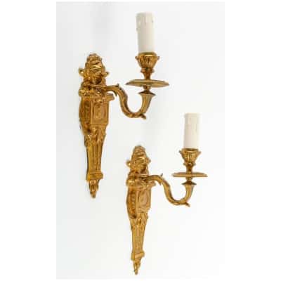 Pair of Louis XIV style sconces. 3