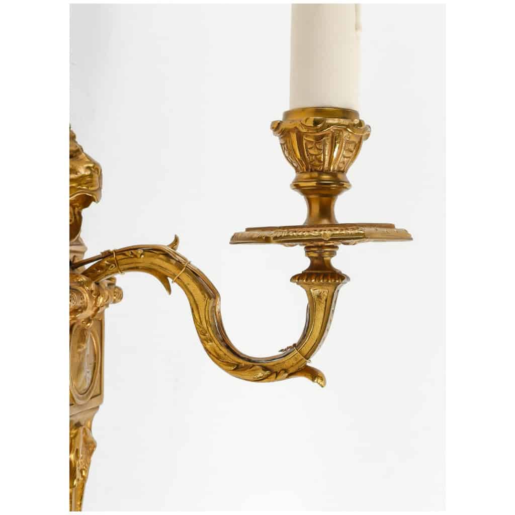 Pair of Louis XIV style sconces. 4