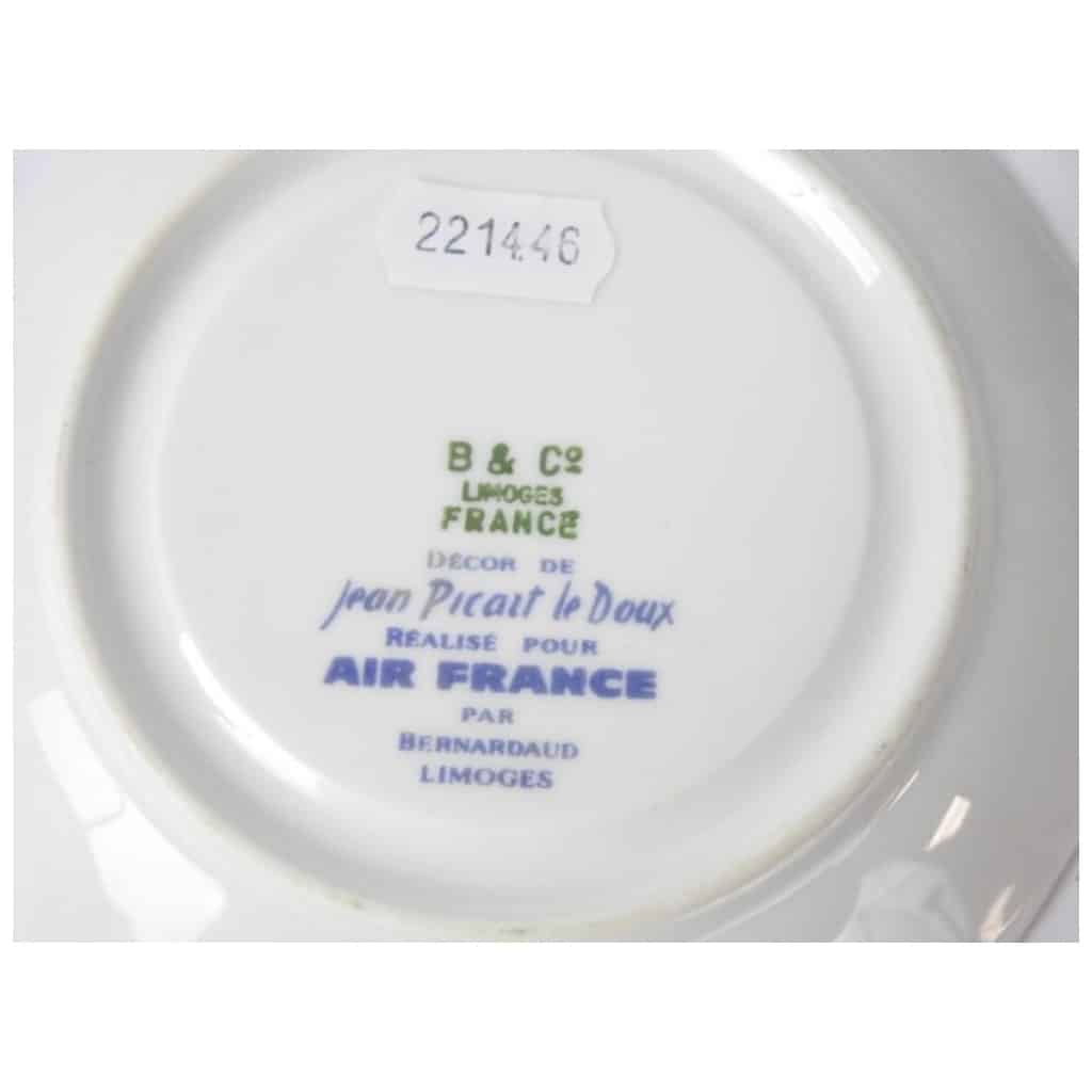 Douze assiettes d’après Jean Picart Le Doux pour le Ai France 4