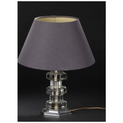 Lampe de style Art Déco moderniste par Henri Morand