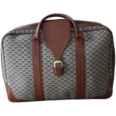 Valise Goyard en toile tissée, sac de voyage Goyard