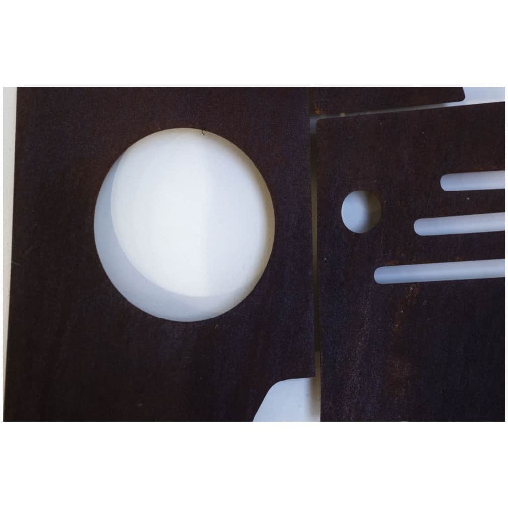 Decorative panel entitled "Sacha" in corten metal, Contemporary work 6