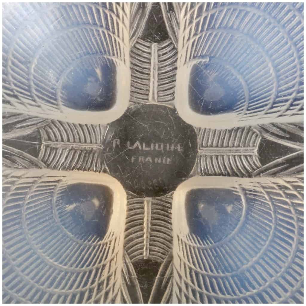 1924 René Lalique – Suite De Trois Bols Coquilles Verre Opalescent 7