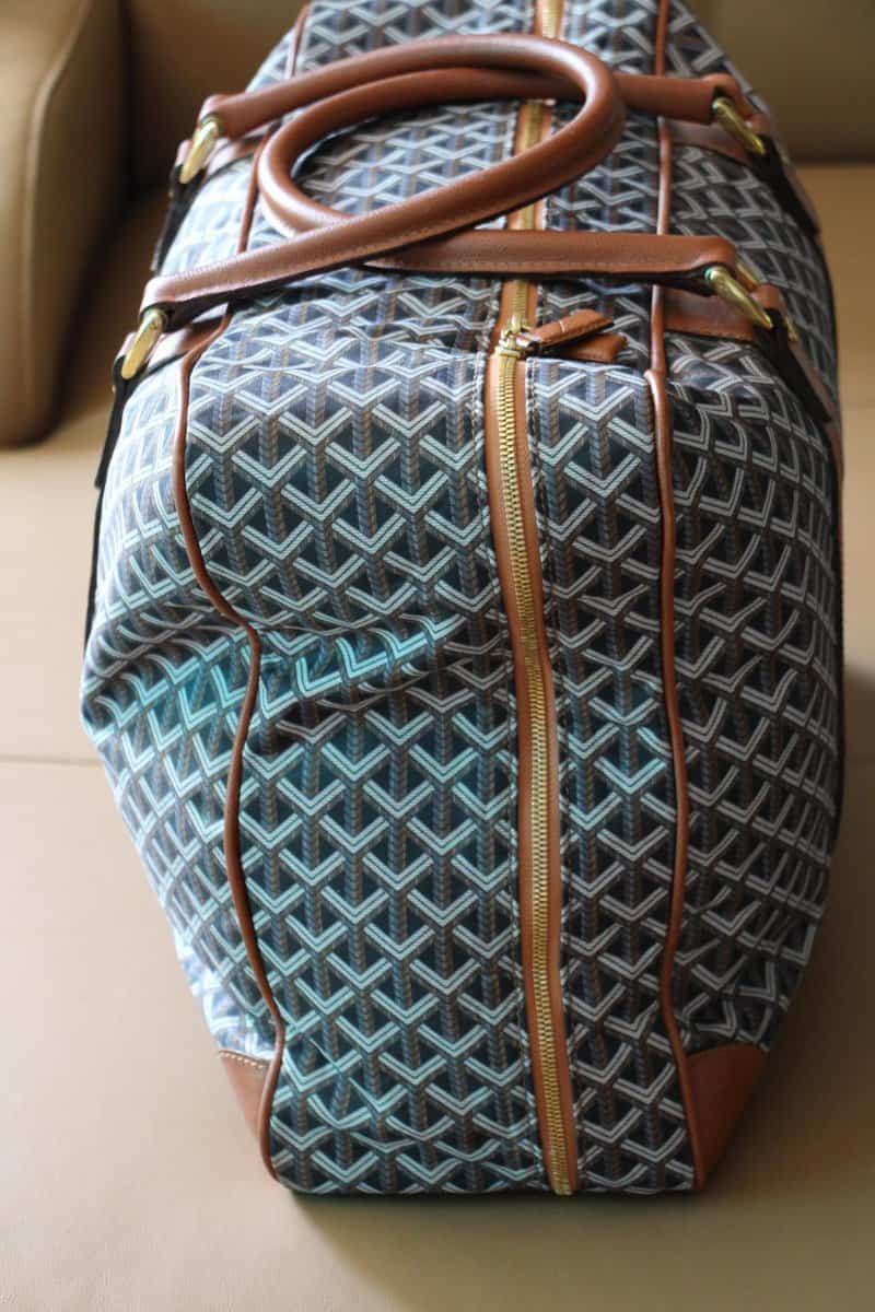 sac de voyage a main goyard boeing 55cm toile