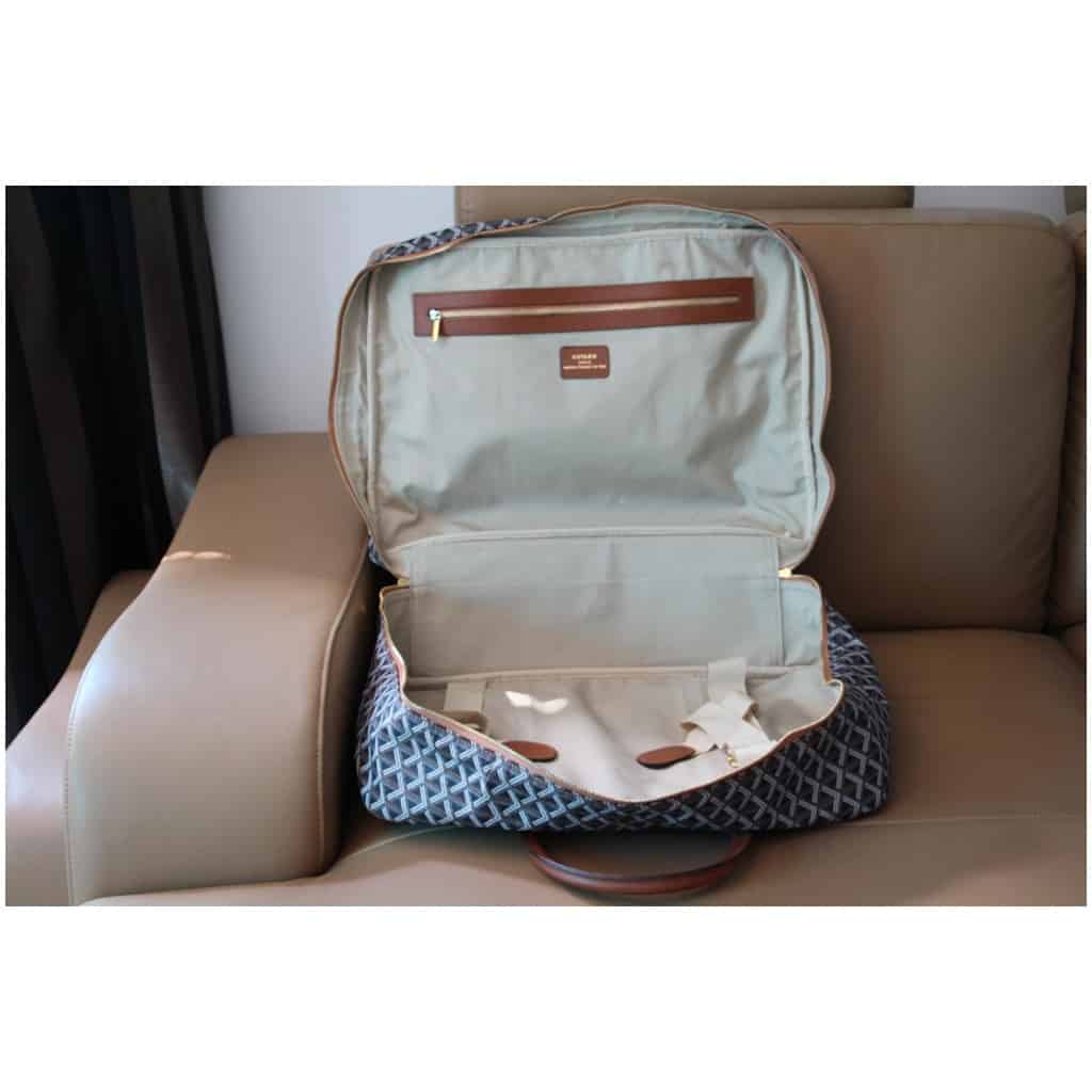 Valise Goyard, Sac de voyage Goyard, Sac à poussière Goyard 19