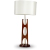 Lampe en teck et laiton, années 1960 6