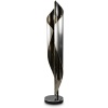 Lampe en métal poli et brossé, années 1970 7