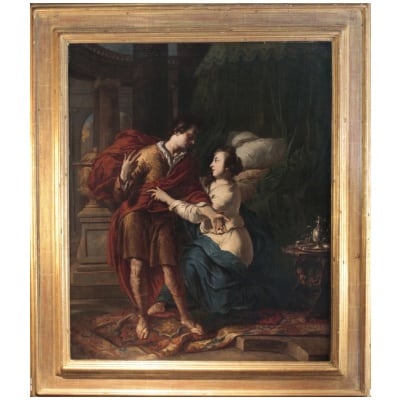 JOHANNES VOORHOUT (1647 – 1723): JOSEPH ET LA FEMME DE PUTIPHAR.