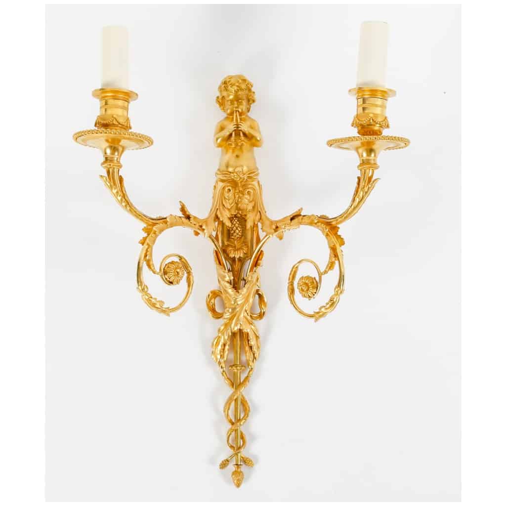 Suite of four Louis style sconces XVI. 6