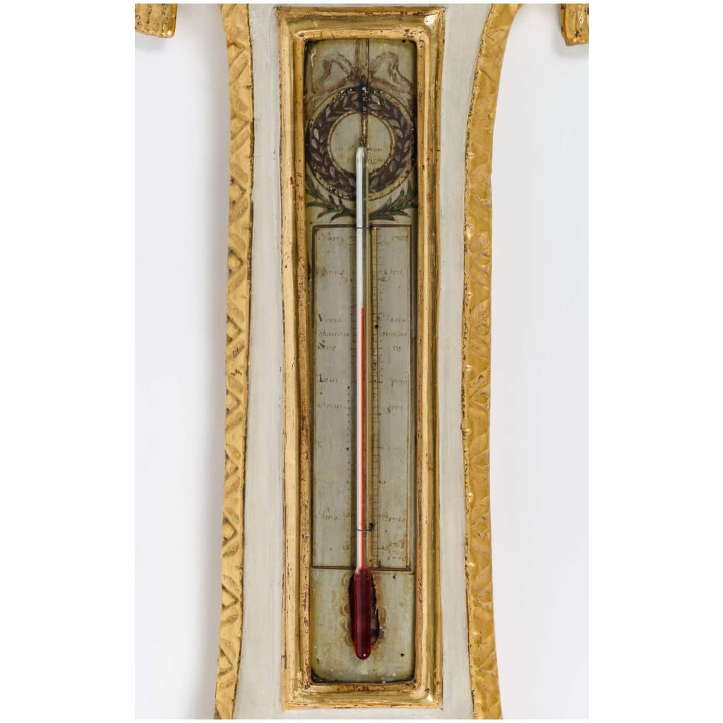 BAROMETER - LOUIS PERIOD THERMOMETER XVI (1774 – 1793). 5