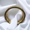 Demi-alliance Or Jaune 18 Carat, Sertie Diamants Taille Baguette 14