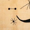 Tapis, ou tapisserie, inspiré par Joan Miro. Travail contemporain 11