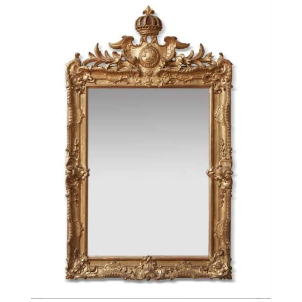 Mirror frame with the Arms of France 3