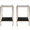 1970 Pair of neoclassical pedestal tables Maison Jansen 8