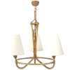 1950 Lustre en rotin Louis Sognot 7
