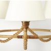 1950 Lustre en rotin Louis Sognot 8