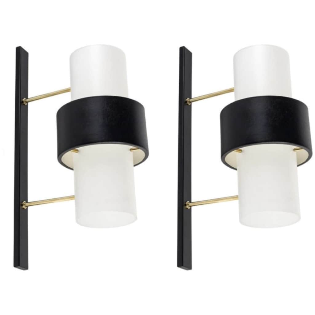 1960 Pair of sconces from Maison Lunel 3