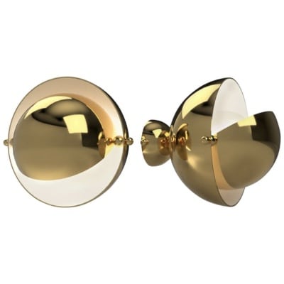 Pair of OTTO brass wall lights, ITEM edition, Paris 3