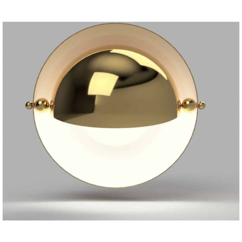 Pair of OTTO brass wall lights, ITEM edition, Paris 6