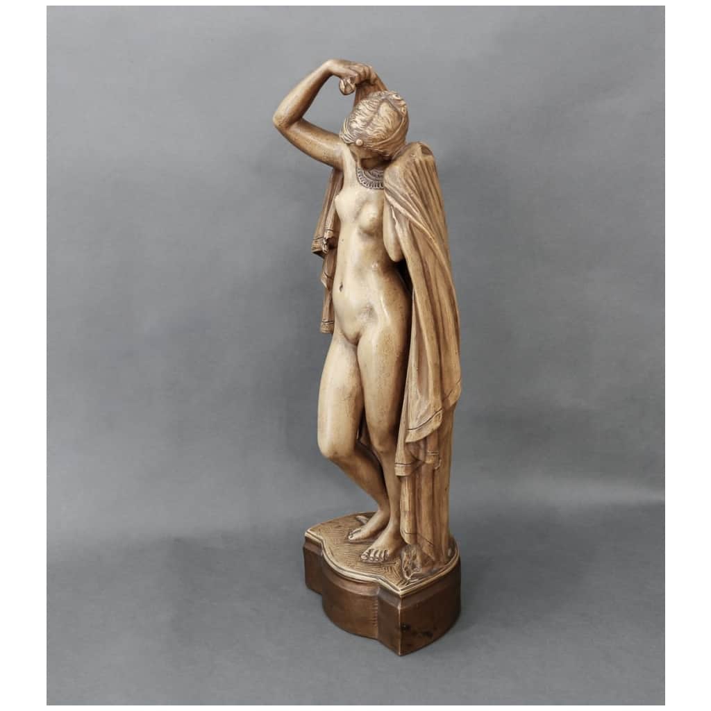 Sculpture – Phryné Remettant Ses Voiles , James Pradier (1790-1852) – Terre cuite 6