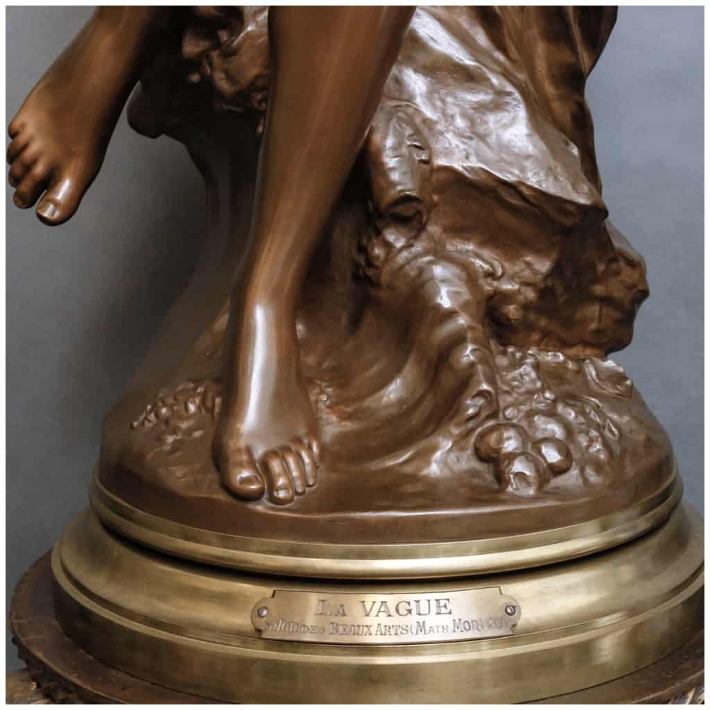 Sculpture – La Vague , Mathurin Moreau (1822-1912) – Bronze 8