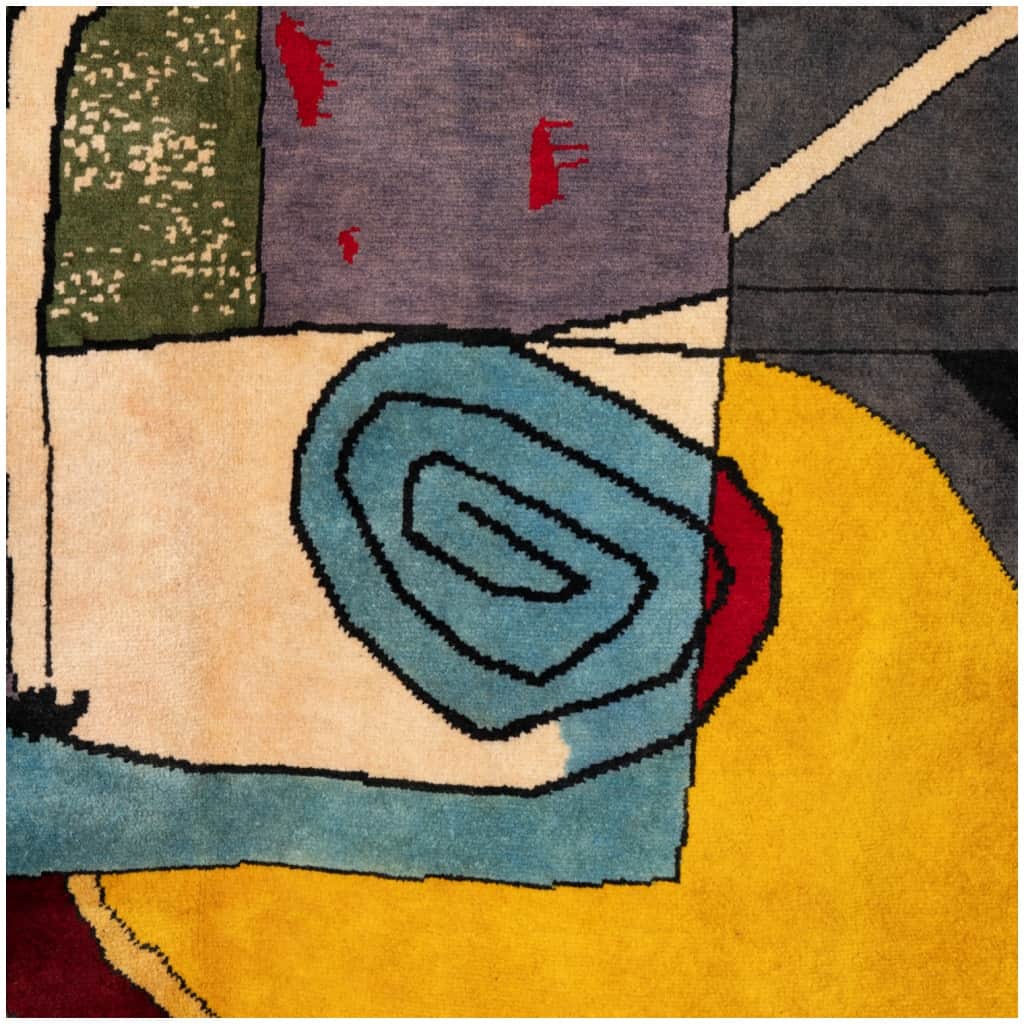 D’après Le Corbusier, Tapis, ou tapisserie « Taureau II ». Travail contemporain. 5