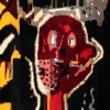 According to Jean-Michel Basquiat. Carpet, or “Notary” tapestry. Contemporary work. 11