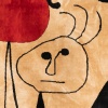 Rug, or tapestry, inspired by Joan Miro. Contemporary work. 12