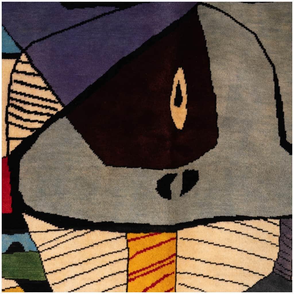 D’après Le Corbusier, Tapis, ou tapisserie « Taureau II ». Travail contemporain. 7
