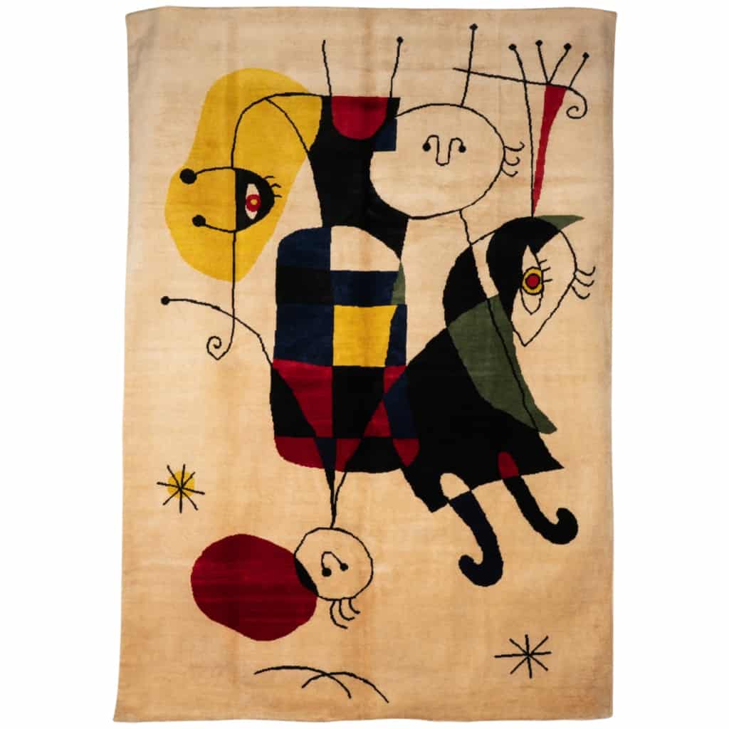 Tapis, ou tapisserie, en laine. Travail contemporain. 5