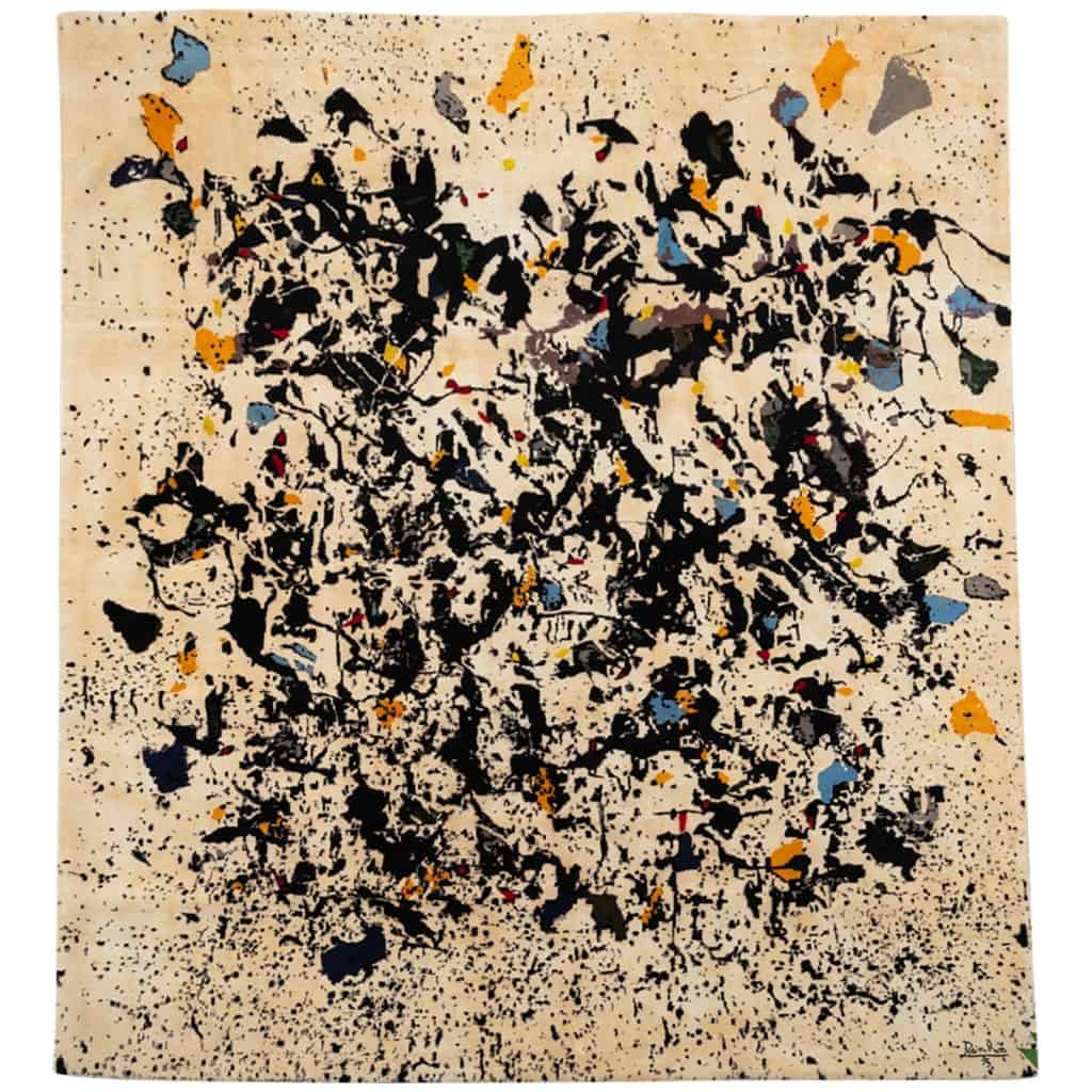 Danhôo. Tapis, ou tapisserie, en laine. Travail contemporain 5
