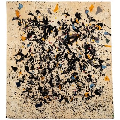 Danhôo. Carpet, or tapestry, in wool. Contemporary work