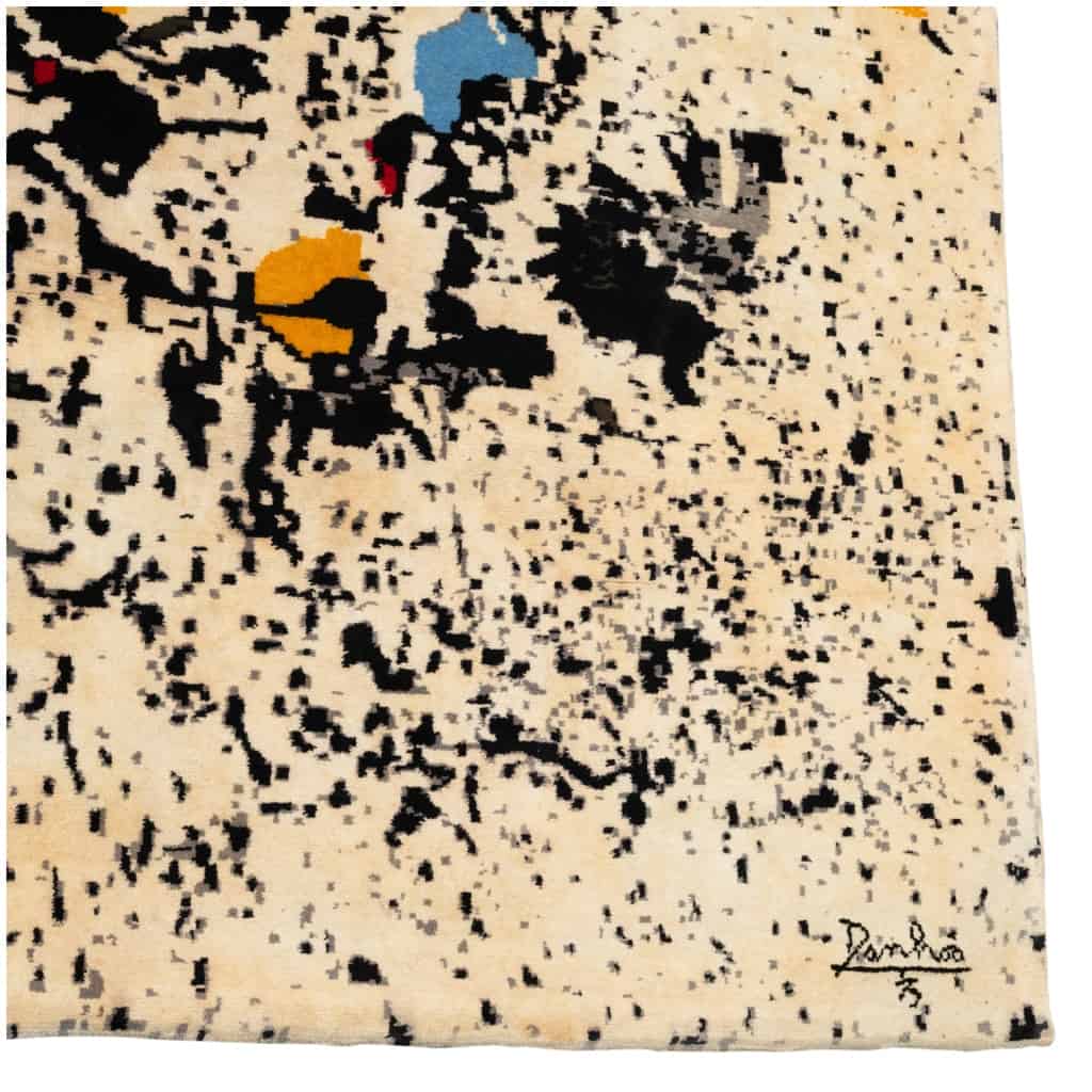 Danhôo. Tapis, ou tapisserie, en laine. Travail contemporain 7
