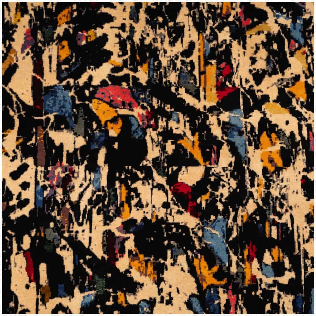 Danhôo. Tapis, ou tapisserie, en laine. Travail contemporain 4