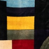 Tapis, ou tapisserie, géométrique et en laine. Travail contemporain 9