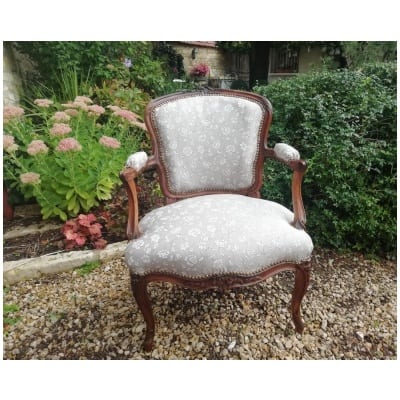 A vintage WALNUT CABRIOLET ARMCHAIR XVIIIth century, in perfect condition