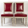 Pair of chairs from the 1st Empire period (1804 - 1815). 12