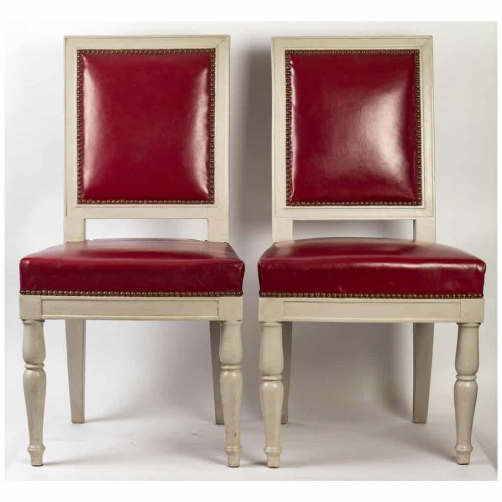 Paire de chaises d’époque 1er Empire (1804 – 1815). 3