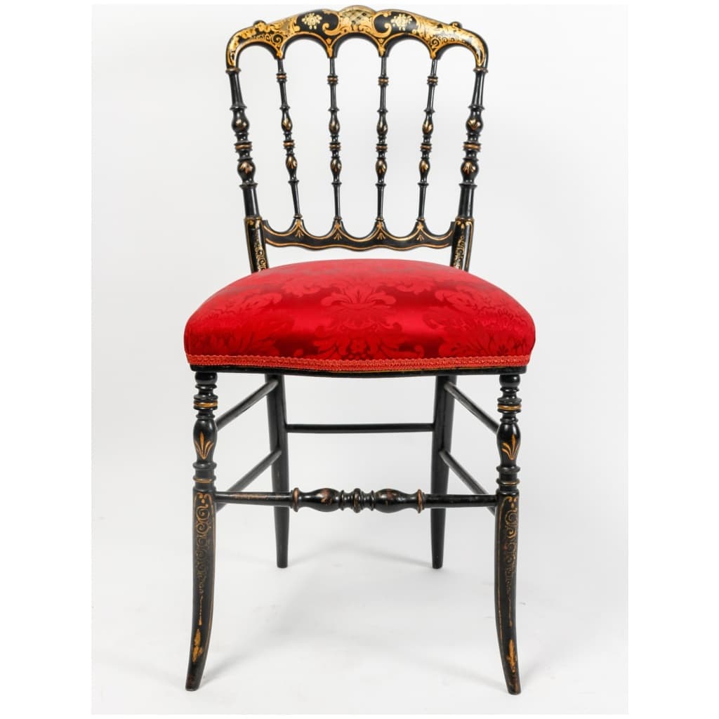 Paire de chaises d’époque Napoléon III 3