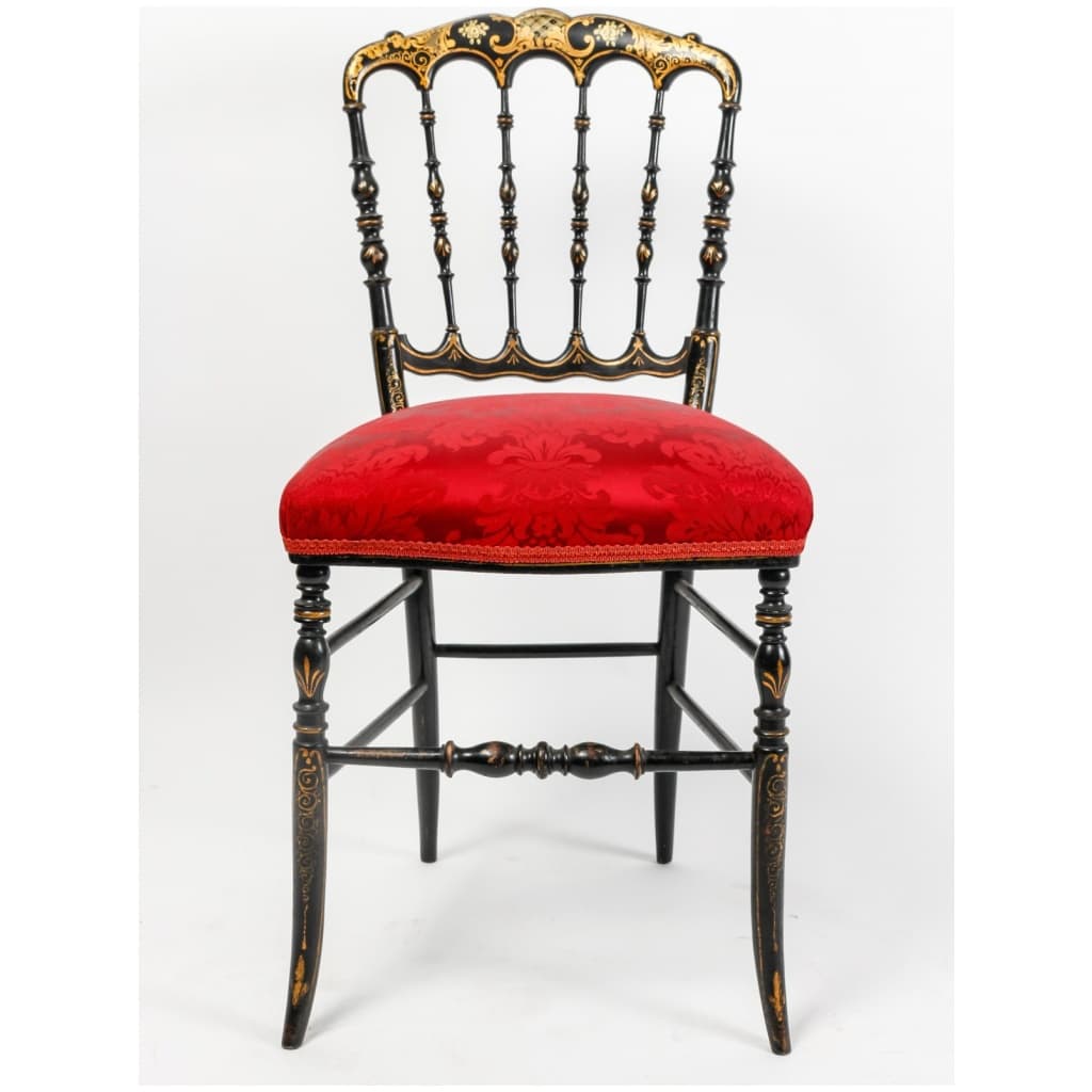 Pair of Napoleon III period chairs 3