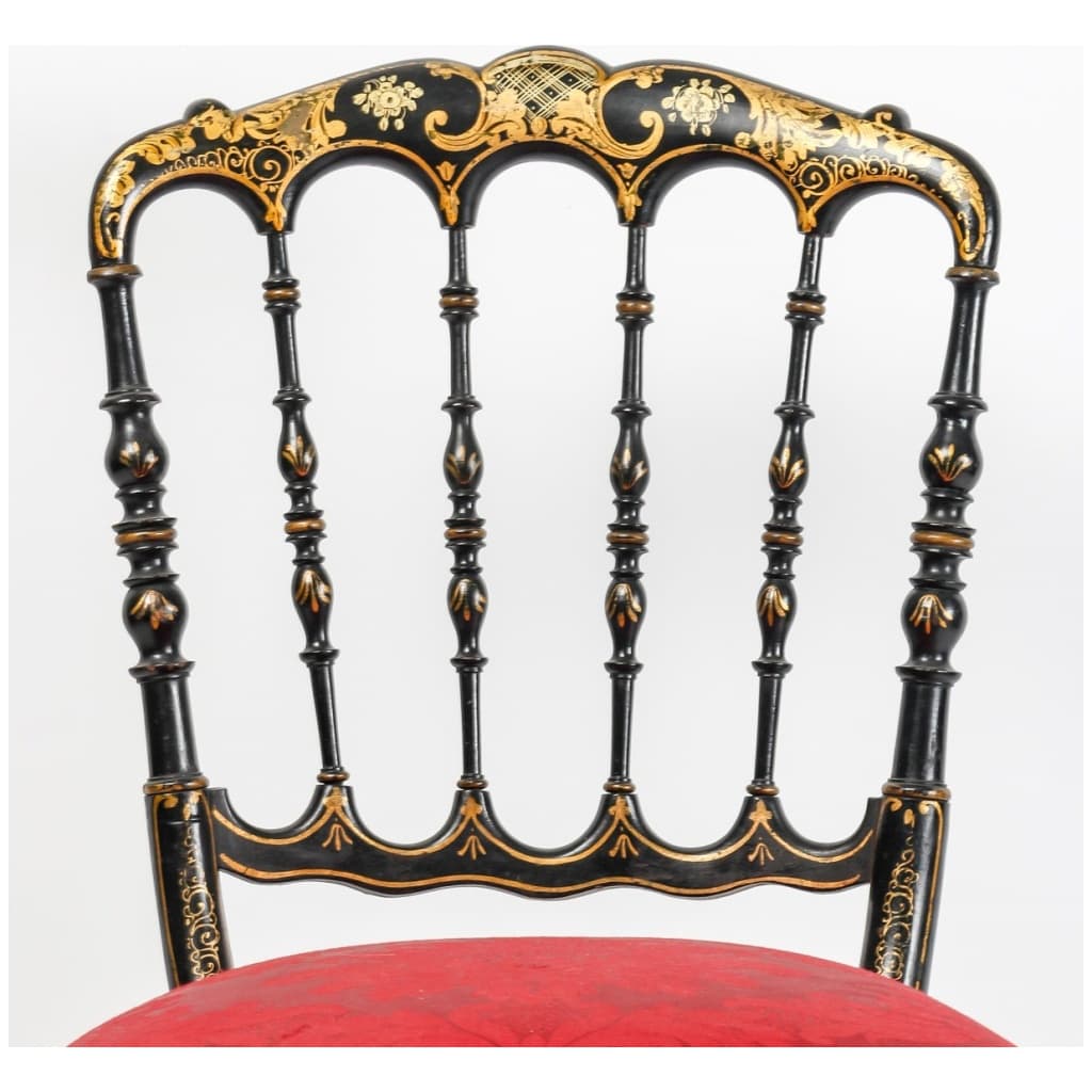 Paire de chaises d’époque Napoléon III 4