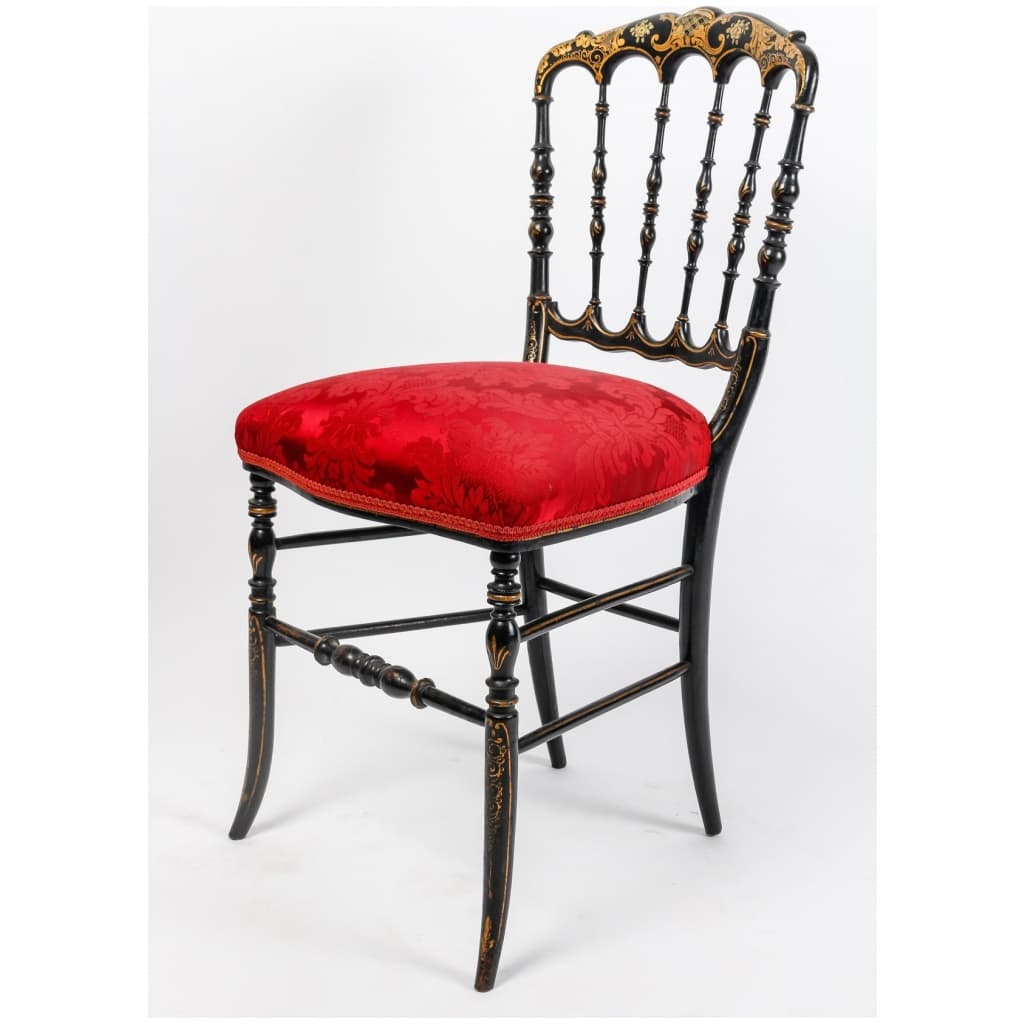 Pair of Napoleon III period chairs 5