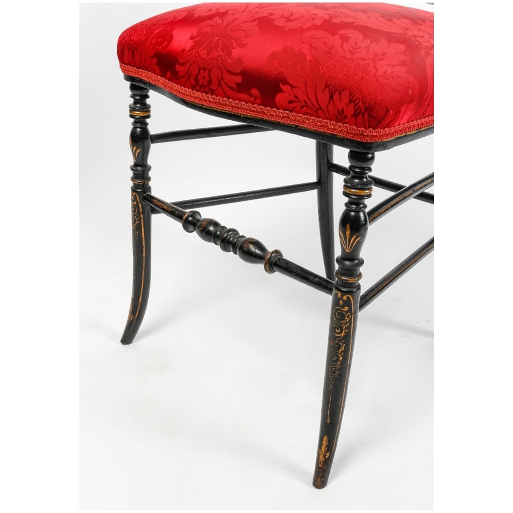 Paire de chaises d’époque Napoléon III 8